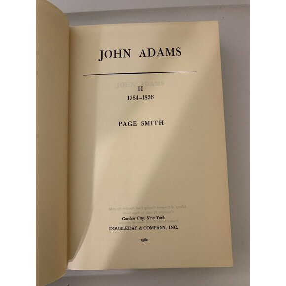 JOHN ADAMS VOLUME II 1784-1826 1st Edition‎ - Picture 2 of 11